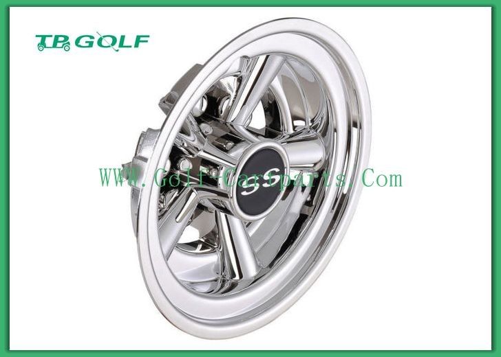 Strong 8 Inch Golf Cart Hubcaps Spinners Easy Installation 2.8 Pounds Weight
