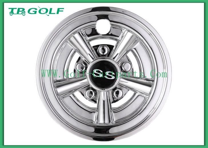 Strong 8 Inch Golf Cart Hubcaps Spinners Easy Installation 2.8 Pounds