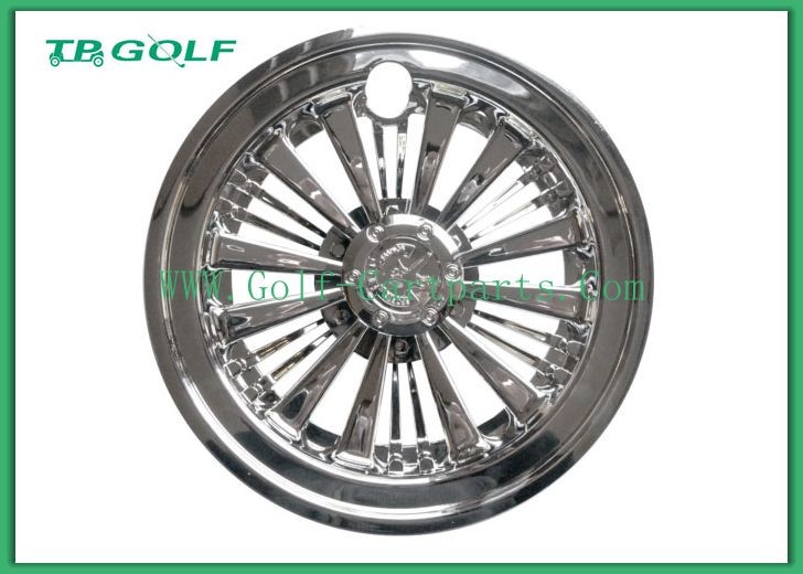 Durable Silver 10 Inch Golf Cart Hub Caps Golf Cart Parts 31 X 24.4 X 24.4 Cm