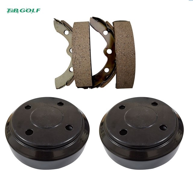 Rear Brakes Shoes & Drums Set for Club Car DS and Precedent Golf Carts