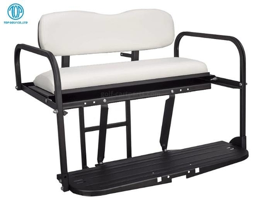 OEM Available Golf Cart Flip Seats Kits using Steel Leather Material
