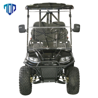 40km/H 4 Seat Lifted Golf Cart Ground Clearance 110mm 5KW
