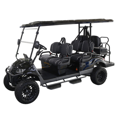 40km/H Electric TOP Golf Cart 5KW AC Motor With Seat Belt EV4+2G