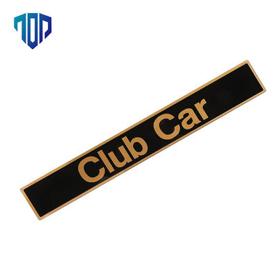102502601 Club Car Precedent Black & Gold Name Plate