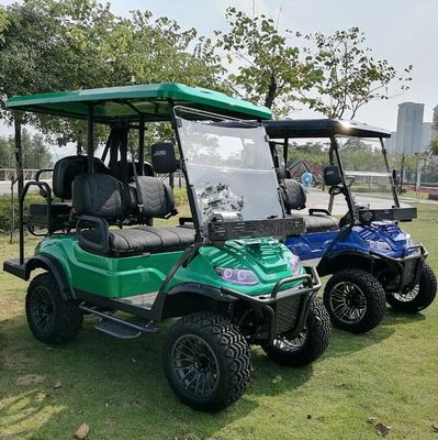 OEM ODM Electric Golf Carts 4 Wheel Disc Brake Mini 10 Inch IP66 Display 4 Seater