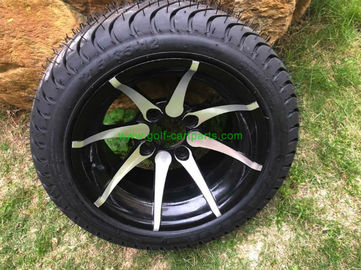 12" Chrome Wheel and Kenda ProTour 205/35R12 Golf Cart Tire No Nuts