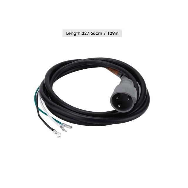 3Pin Interface 48V Club Car Charger Plug With Wire 3.3 Meters Length