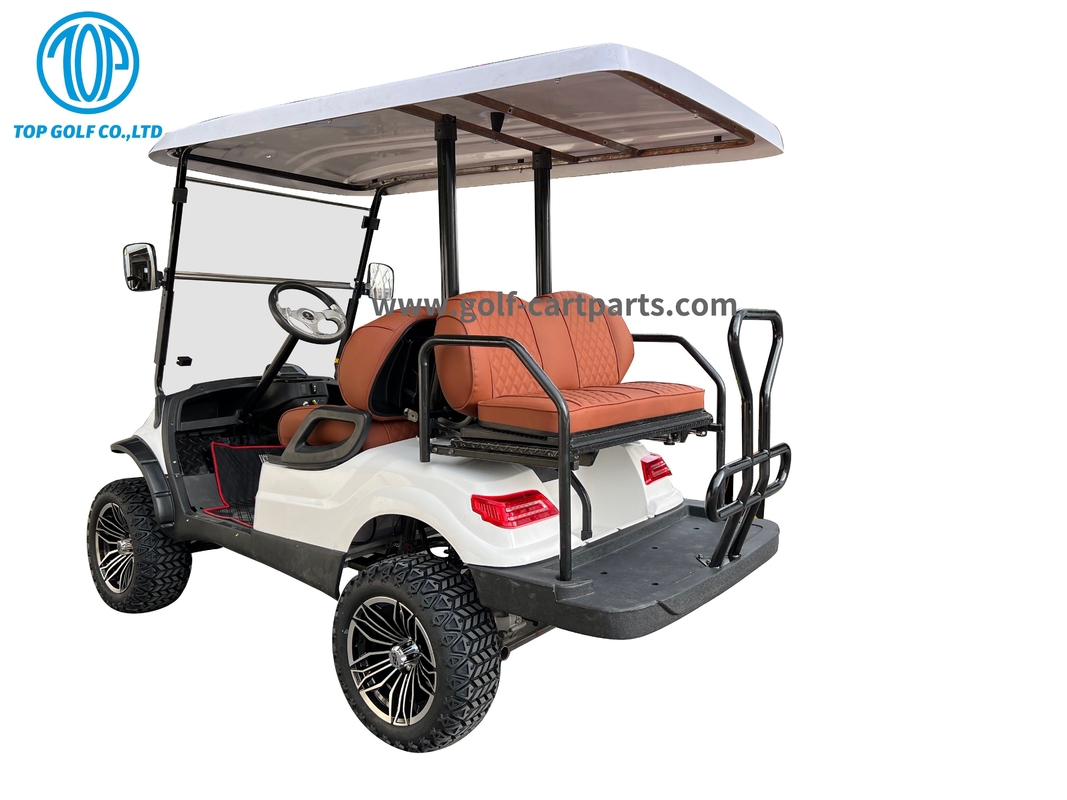 FRP roof 48V / 4kw Electrical Golf Cart 2 + 2g Integral Rear Axle
