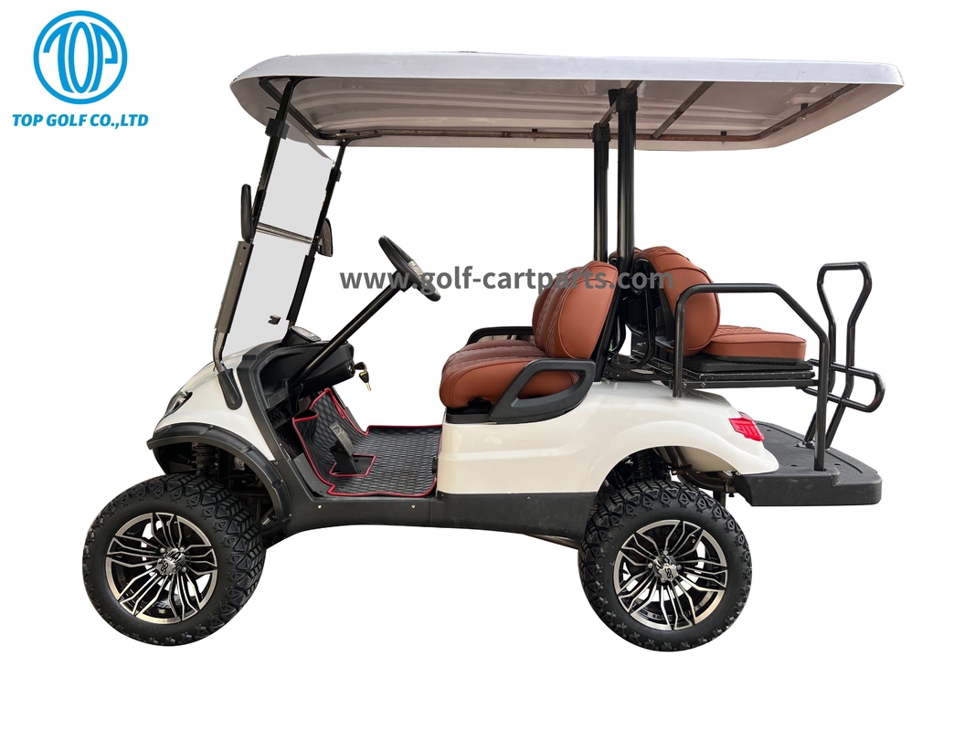 FRP roof 48V / 4kw Electrical Golf Cart 2 + 2g Integral Rear Axle