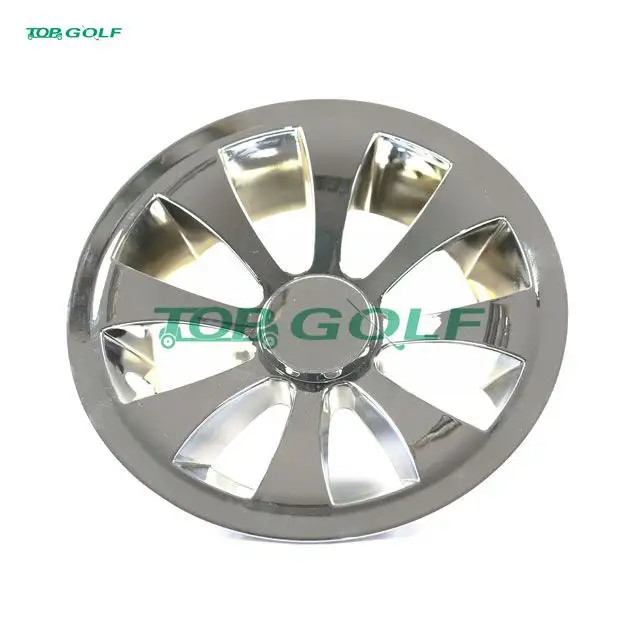 Aluminum Chrome Finishing Electric and Gas Golf Cart Wheel Cover 8inch