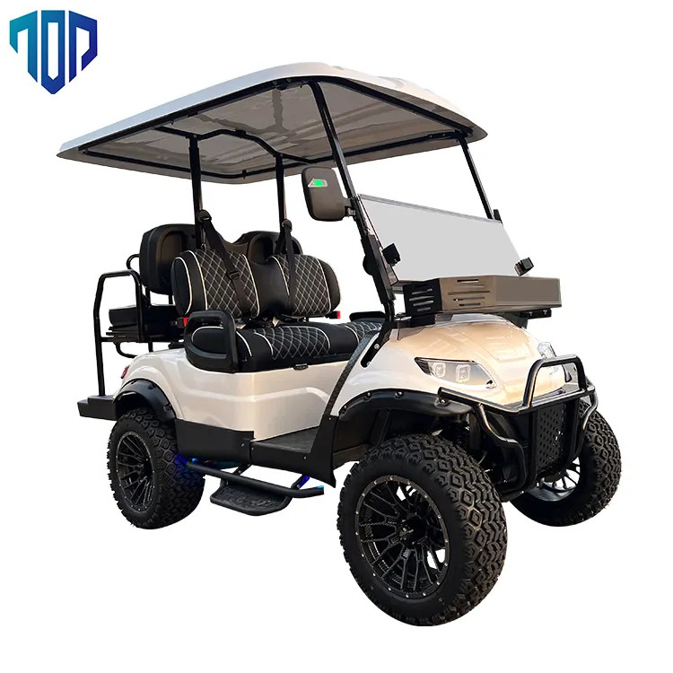 Custom 4x4 Off Road Electric Golf Car With 80km Driving Range