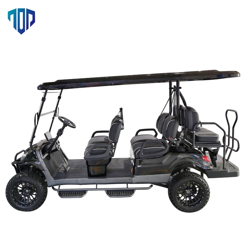 Lithium Battery 6 Seater Golf Cart 450AH 5KW Controller OEM / ODM