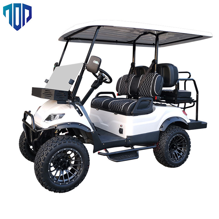 Custom 4x4 Off Road Electric Golf Car With 80km Driving Range