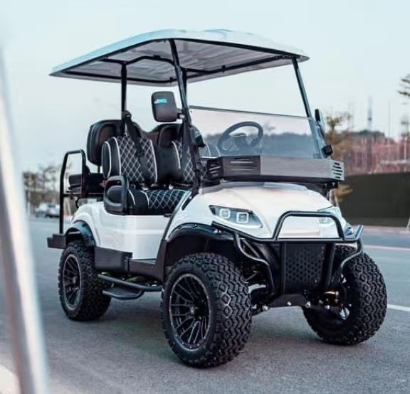 CE Approved 30mph Customizable Color TOP Golf Car High End Upgradeable