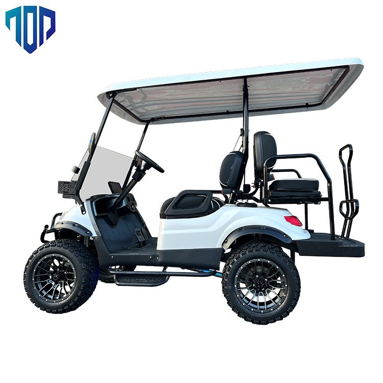 25mph Electrical Golf Cart , Customizable Color TOP Golf Car EV.2+2G