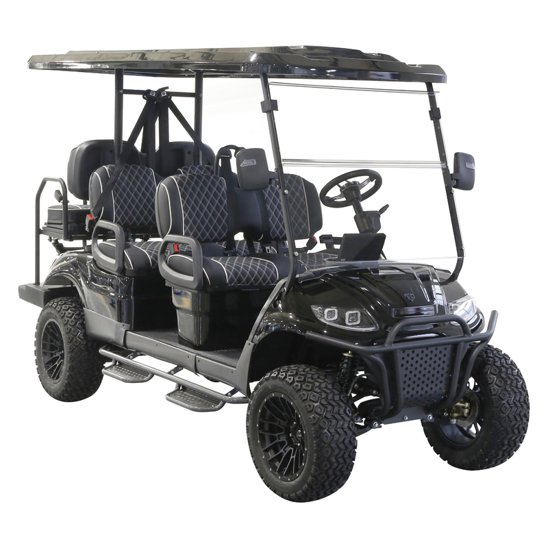 48V5KW six seater Golf car with Double A arm suspension Steel chassis Made in China