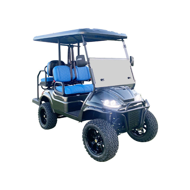 4 Seater Electric Golf Cart Carton Green 60V PMSM System
