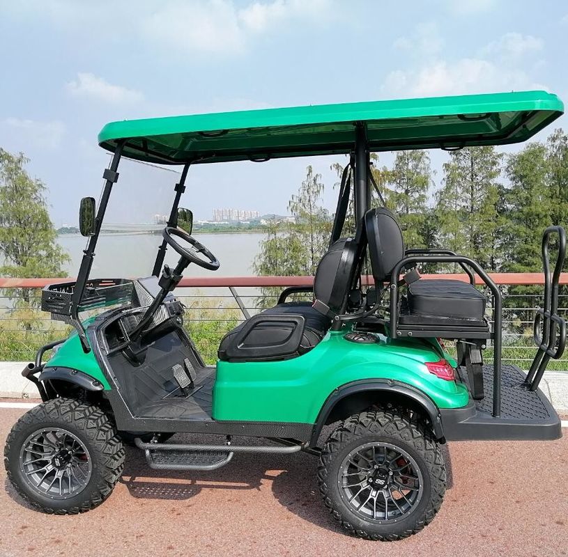 Mini Off Road Electric Golf Cart 4 Wheel Disc Brake 10 Inch TFT IP66 CARplay Display 4 Seater
