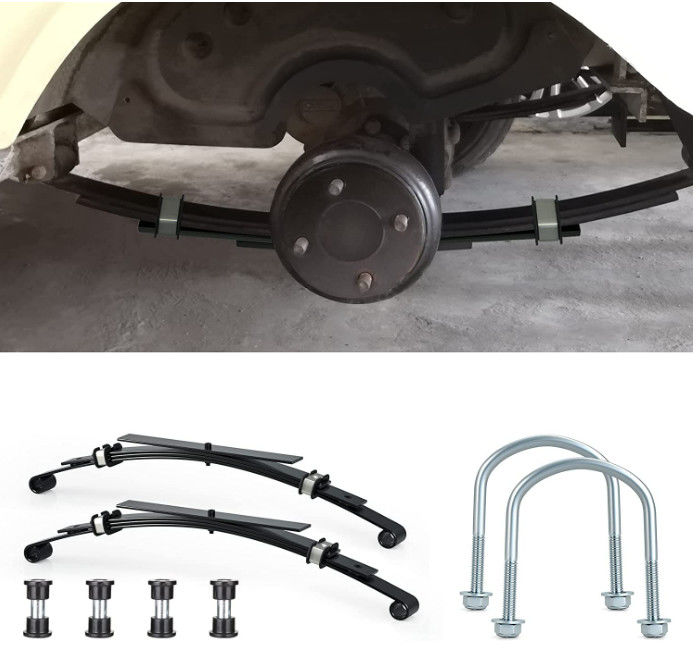 Heavy Duty Rear 4 Leaf Spring Kit With Bushings Sleeves For Club Car DS Golf Cart 1014675