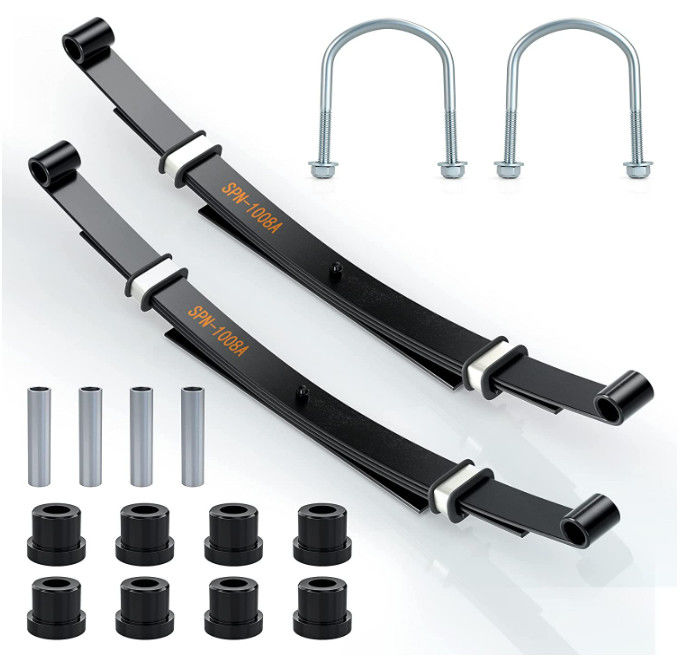 Heavy Duty Rear 4 Leaf Spring Kit With Bushings Sleeves For Club Car DS Golf Cart 1014675
