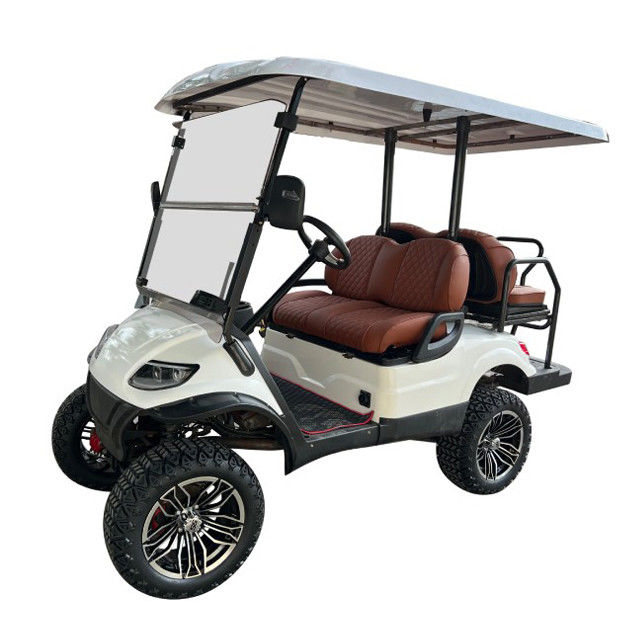 New Powerful Lithium Battery Electric Golf Cart Equipped With Safety System For Sightseeing Bus Top Golf