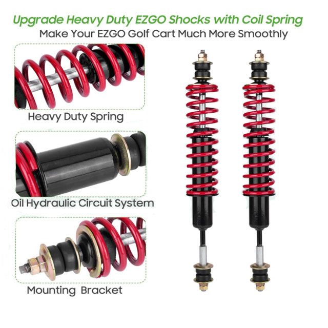 Golf Cart Heavy Duty Coil Front /Rear Shock Absorber for EZGO TXT 94-up 70928G01