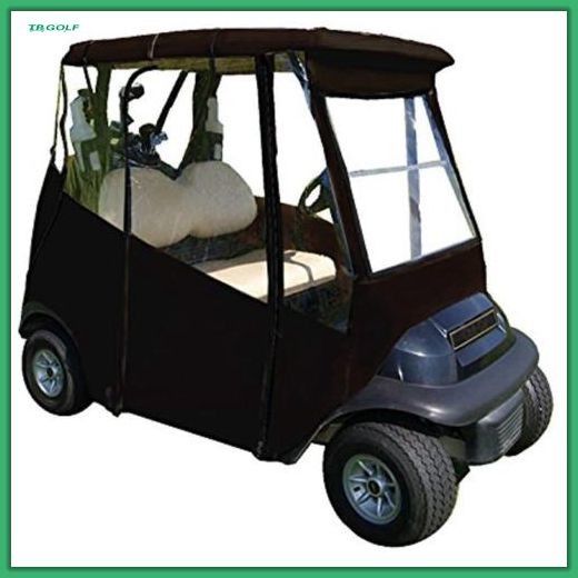 Classic Accessories 3 Sided Golf Cart Enclosures With Zippered Door Golf Cart Rain Cover