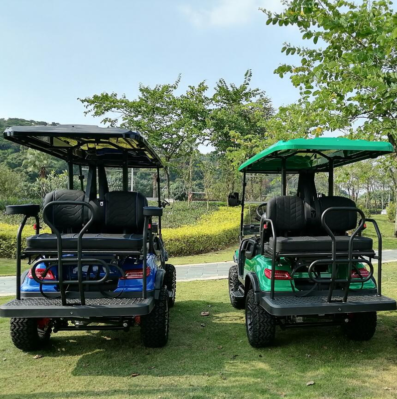 Heavy Duty 6 Inch Golf Cart Lift Kit with A-Arm Design and Longer Shock Travel for Club Car DS