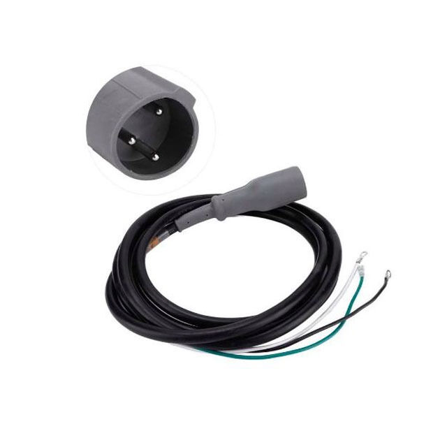 48V Charger Plug for Club Car DS & Precedent 1, 3-Pin Male Plug With DC Cordset, Replaces OEM# 101828901 103429001 101128901
