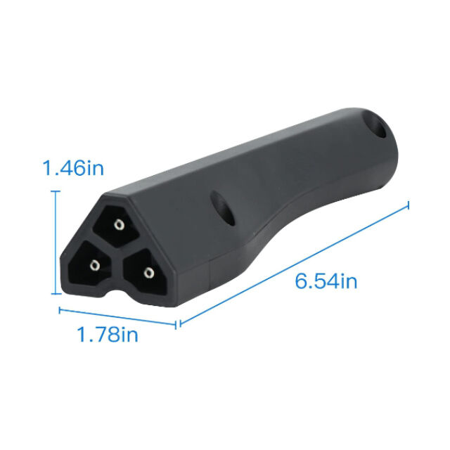 48 Volt Golf Cart 3-Pin Triangle Charger Plug Handle Fits EZGO TXT & RXV 611219