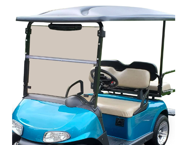 For EZGO RXV Clear Windshield 2008-UP Folding Style *New In Box Golf Cart Part*