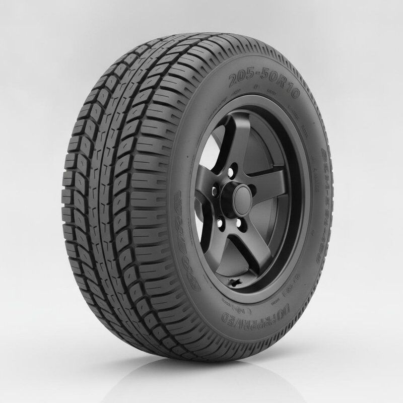 Golf Cart Street Tire 205x50x10 DOT Approved Radial EZGO Club Car Yamaha 4 Ply