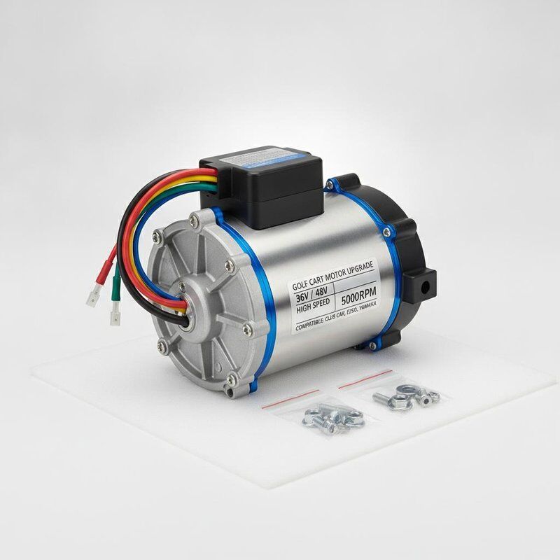 Golf Cart Motor 36V 48V Electric Upgrade Club Car EZGO Yamaha High Speed 5000RPM