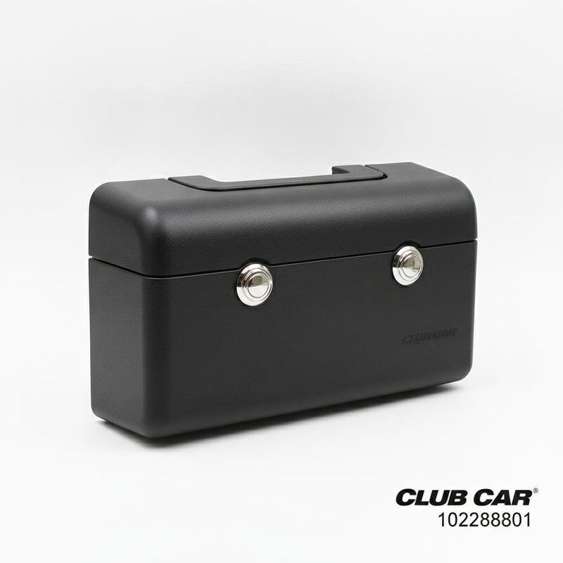Club Car Precedent Glove Box Door 102288801 Black Plastic Golf Cart Replacement Part