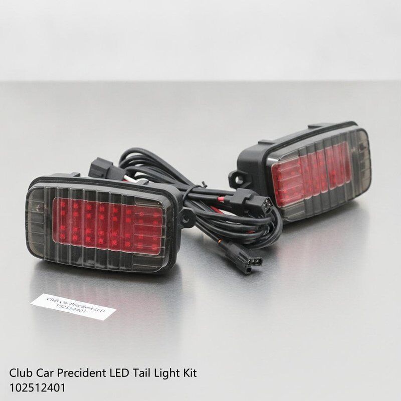 Club Car Precedent LED Tail Light Kit 102512401 LED Lens Golf Cart Replacement Part