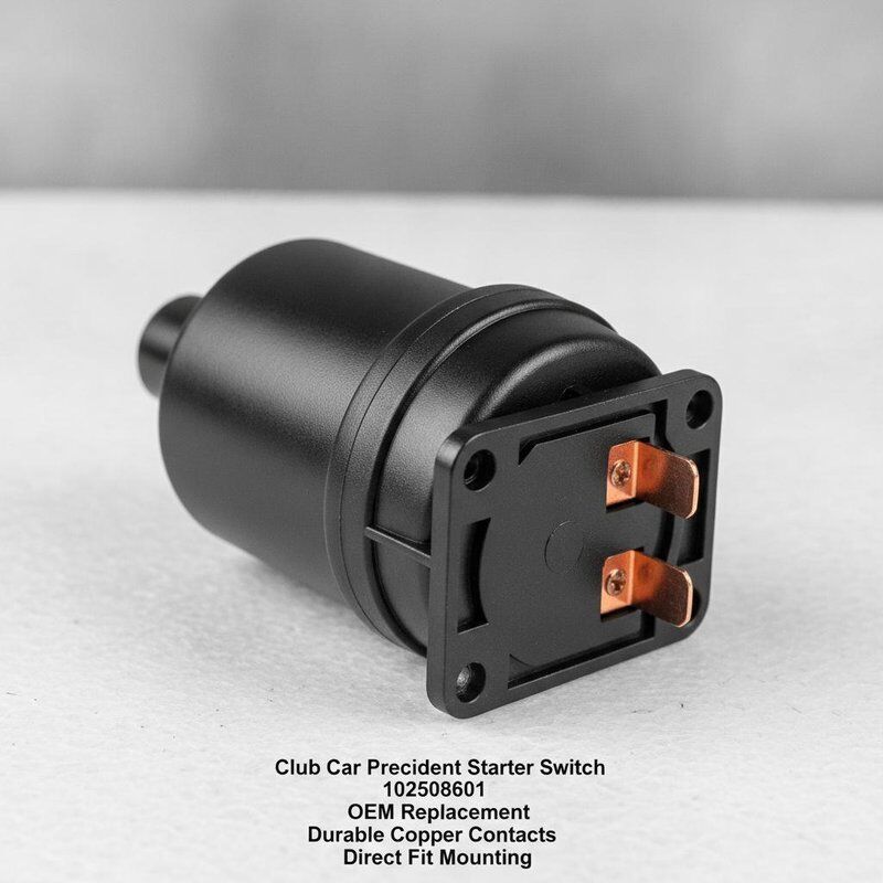 Club Car Precedent Starter Switch 102508601 OEM Replacement Durable Copper Contacts Direct Fit Mounting
