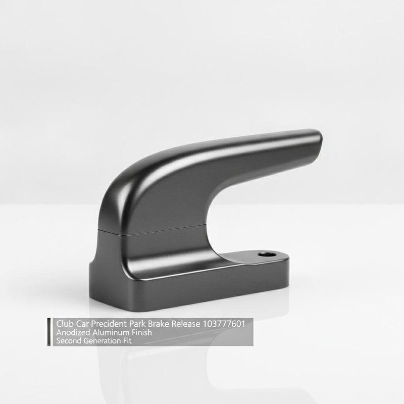 Club Car Precedent Park Brake Release 103777601 OEM Replacement Anodized Aluminum Finish Second Generation Fit