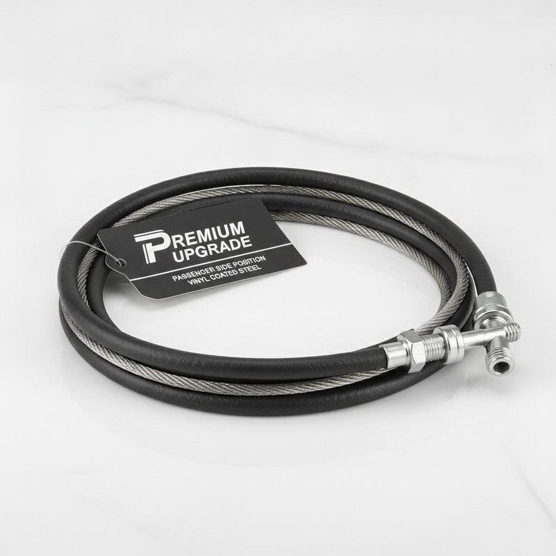 Club Car Precedent Brake Cable Passenger Side 102557501 Premium Upgrade Passenger Side Position Vinyl Coated Steel