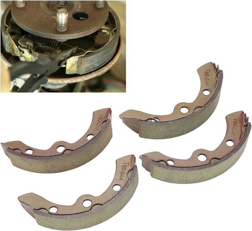 Club Car Brake Shoes 101823201 Premium Upgrade 1995 Later Model Fit Organic Friction Lining