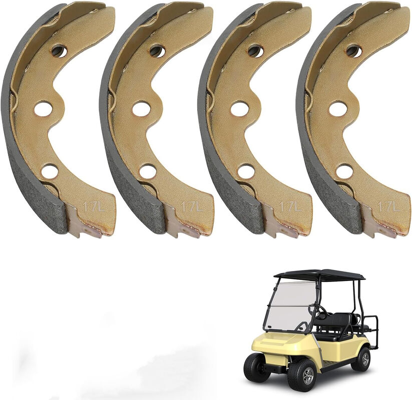 Club Car Villager Brake Shoes 101146302 Premium Upgrade Villager Six Eight Fit Organic Friction Lining