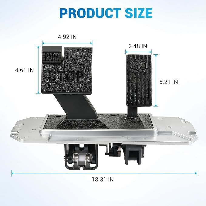 Club Car Precedent Pedal Assembly 102500001 OEM Replacement First Generation Pedal Complete Pedal Assembly