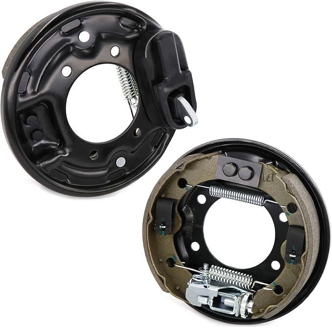 Club Car Precedent Left Rear Brake Cluster with Self-adjusting Zinc-plated Stamped Steel and Asbestos-free Friction Compound