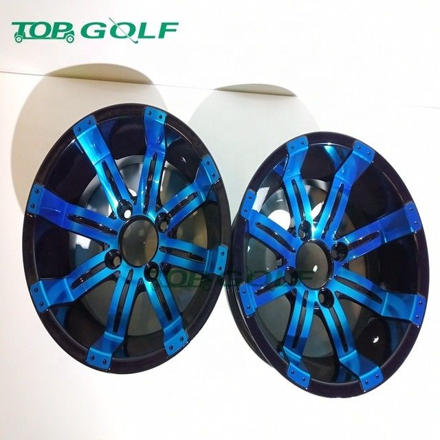 Blue Colour Golf Cart EZ-GO 12 Inch Wheel Rim