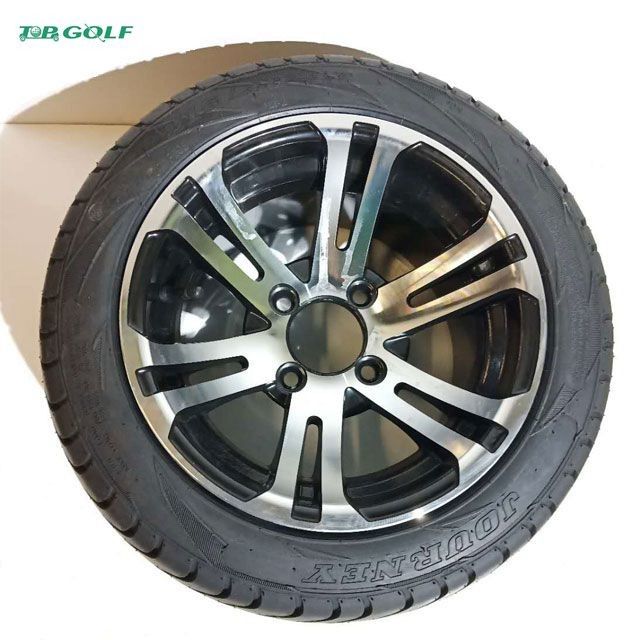 Custom 12 Inch Golf Cart Wheels Tires Ezgo Wheels And Tires Set Of 4 Shiney