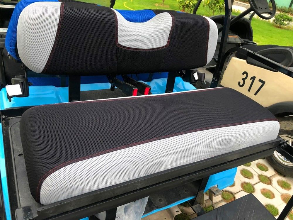 Marine Grade Vinyl Golf Cart Seat Covers For 150 Rear Seat Frames