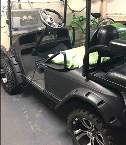 Golf Cart Front Rear Fender Flares for EZGO TXT 1998-2013 Gas/Electric (Not Fits 48V Electric), with Metal Hardware, Set