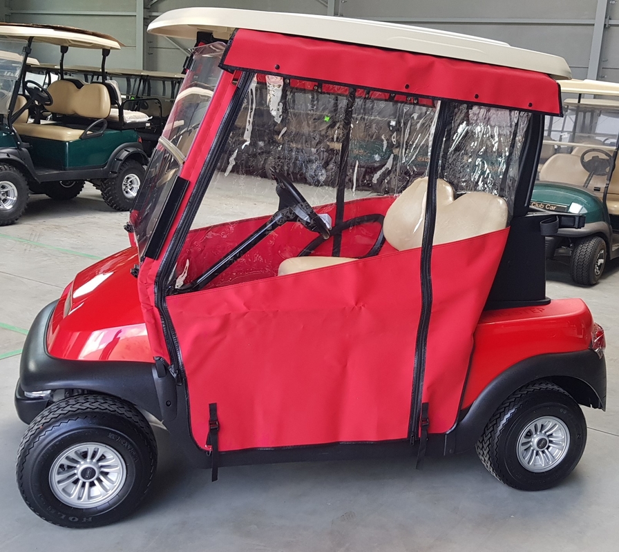 Waterproof 2 Passenger Golf Cart Cover Golf Cart Driving Enclosure 2 Seater