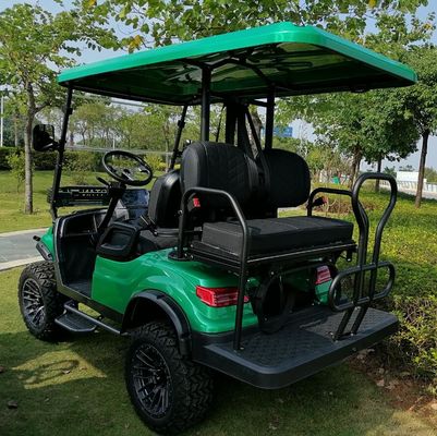 4 Wheel Disc Brake Electric Lifted Golf Cart 10 Inch TFT IP66 CARplay Display 72V