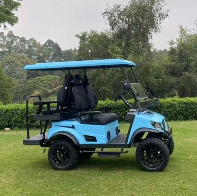Smart Keyless Start Electric Golf Carts 4 Wheel Disc Brake 10 Inch IP66