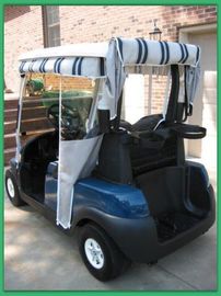 Track Style Golf Cart Enclosures 3  Sided Nylon Golf Cart Covers Light Weigh